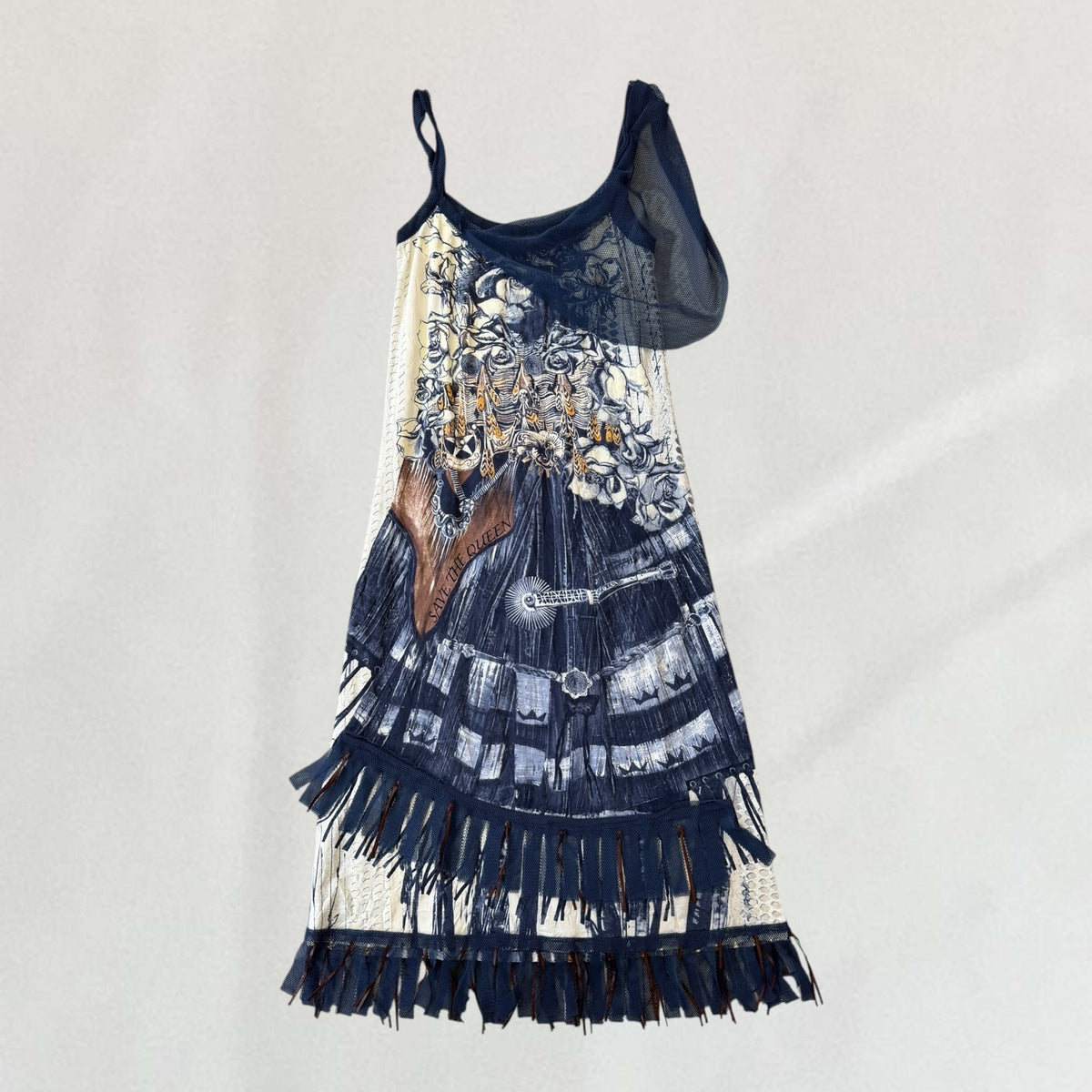 Save The Queen graphic dress