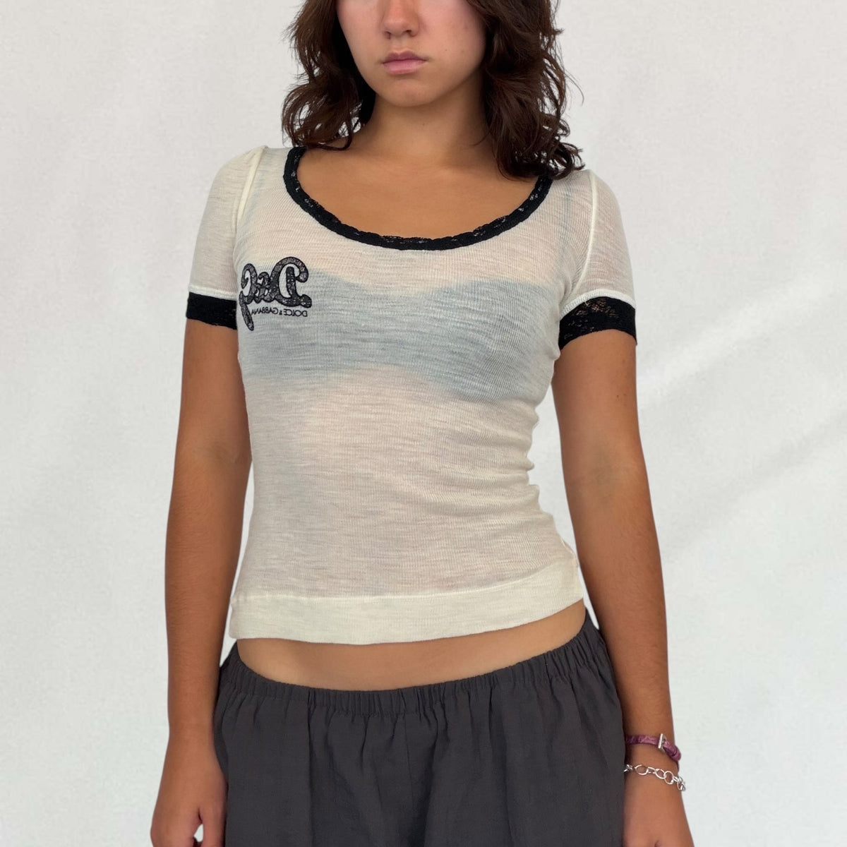 Dolce & Gabbana sheer T-shirt