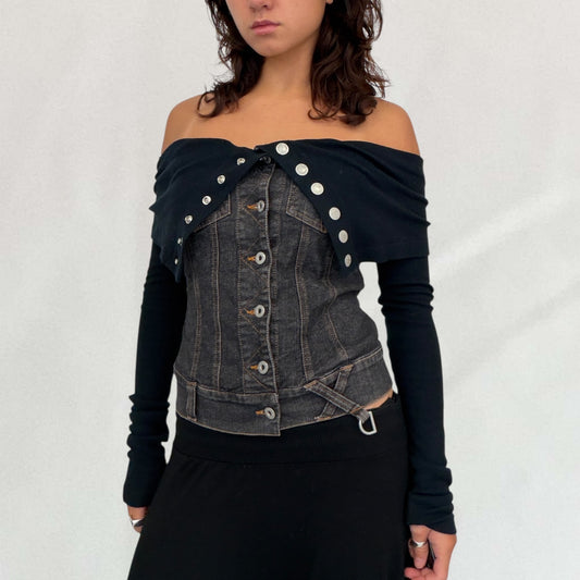 Dolce and Gabbana denim corset