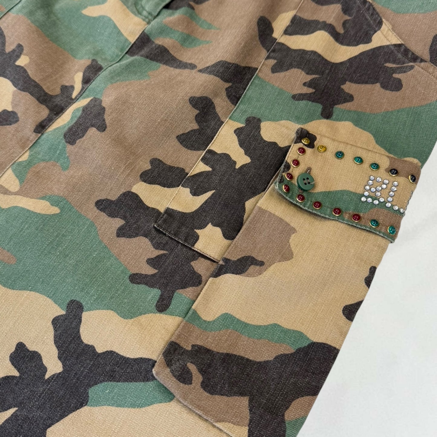 Blumarine camo skirt