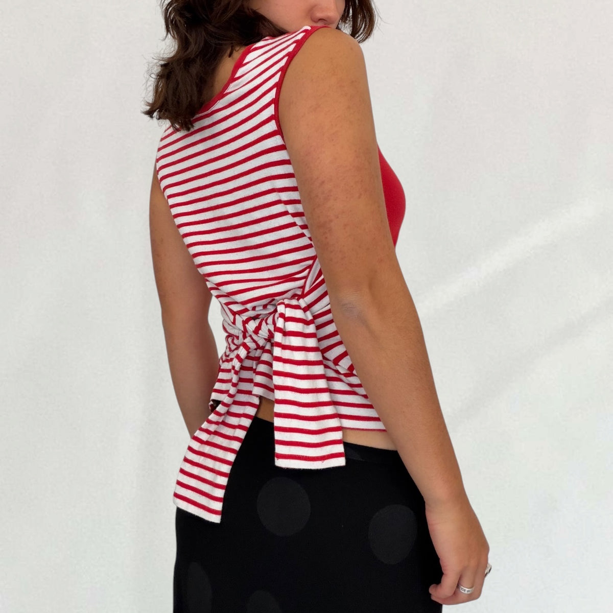 Jean Paul Gaultier striped multi way vest