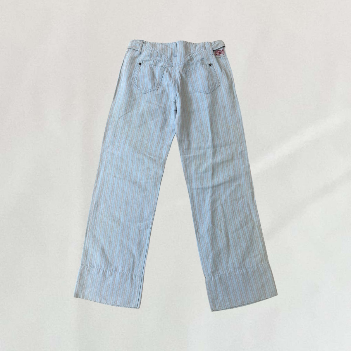 Marithé + François Girbaud buckle detail trousers