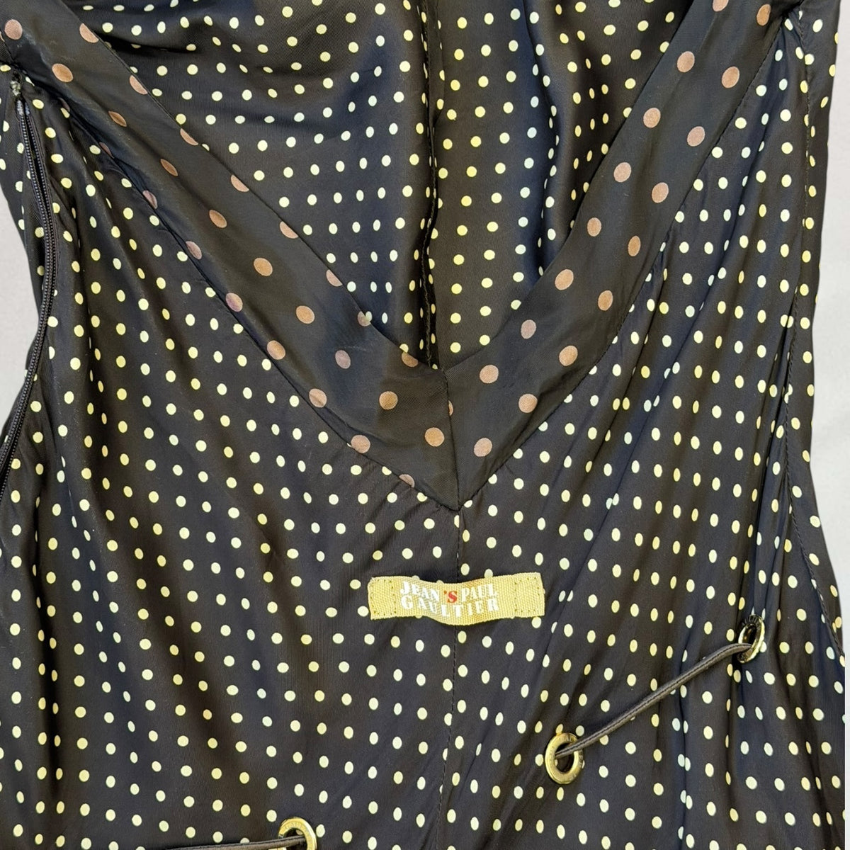 Jean Paul Gaultier polka dot dress