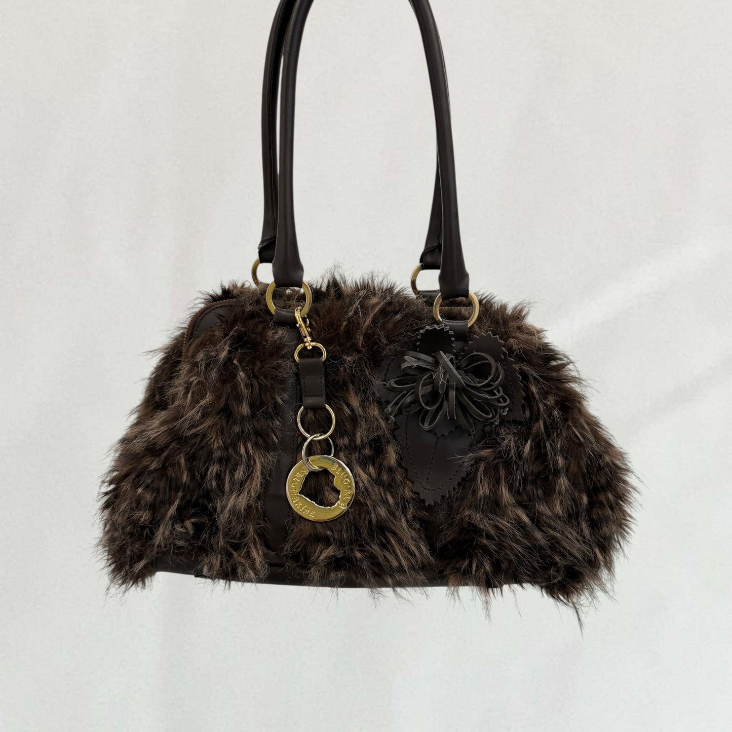 Blumarine fur bag