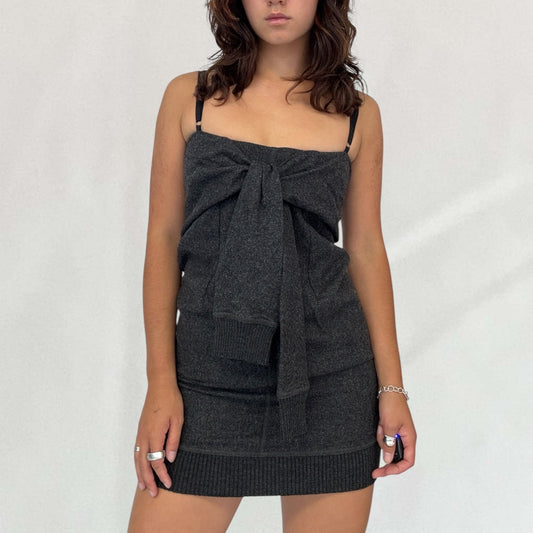 Dolce & Gabbana tie sleeve dress
