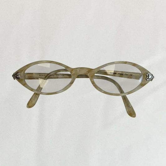 Moschino oval glasses