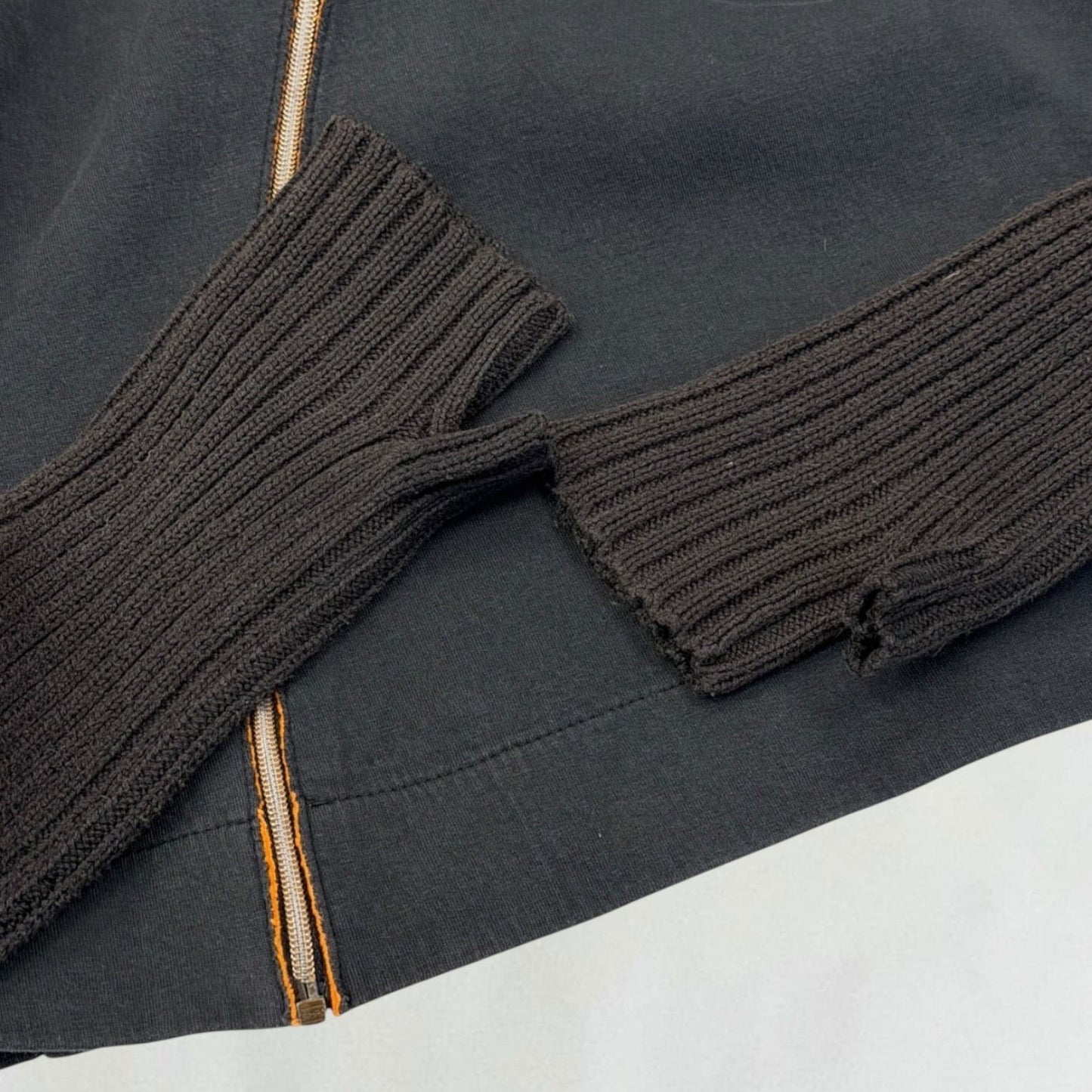 Cop Copine asymmetric zip up jumper