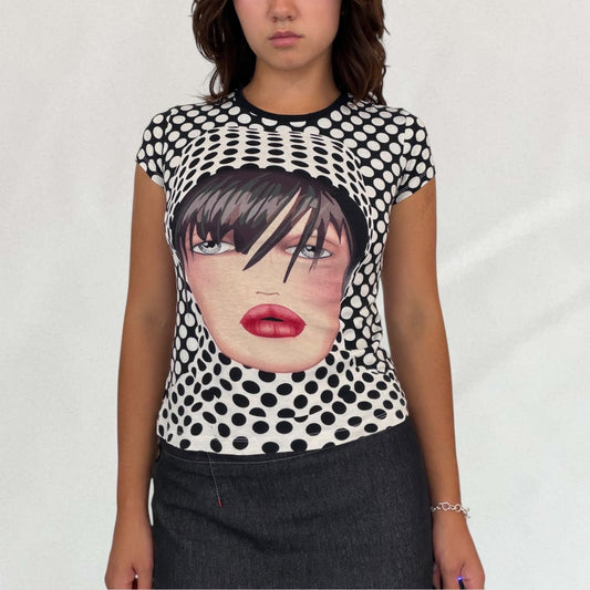 Custo Barcelona polka dot T-shirt