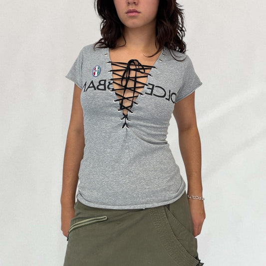 Dolce & Gabbana lace-up T-shirt