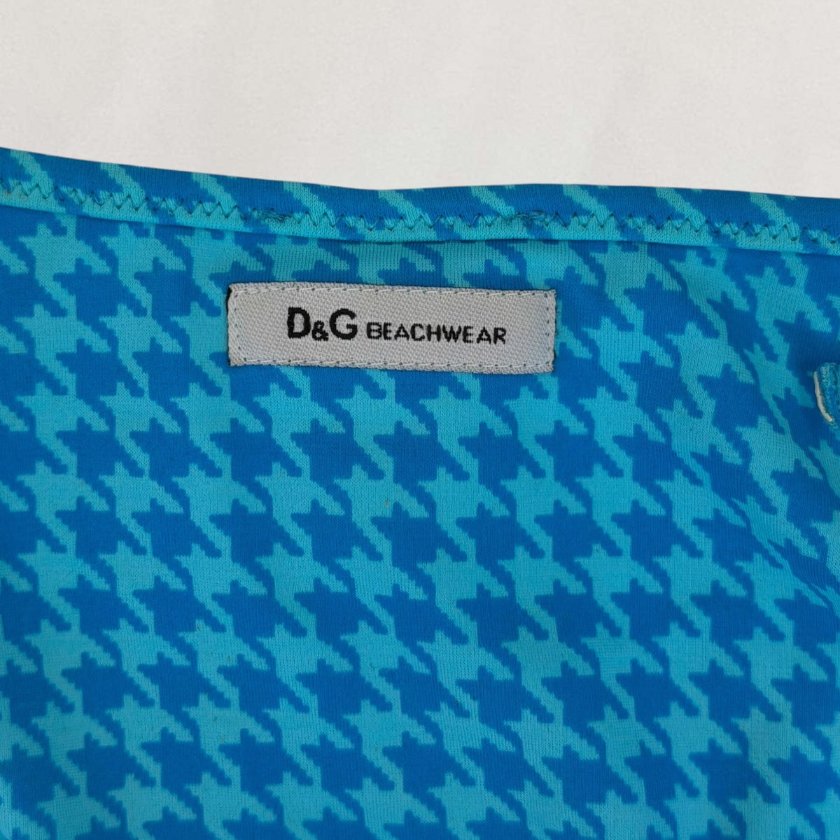 Dolce & Gabbana houndstooth bikini