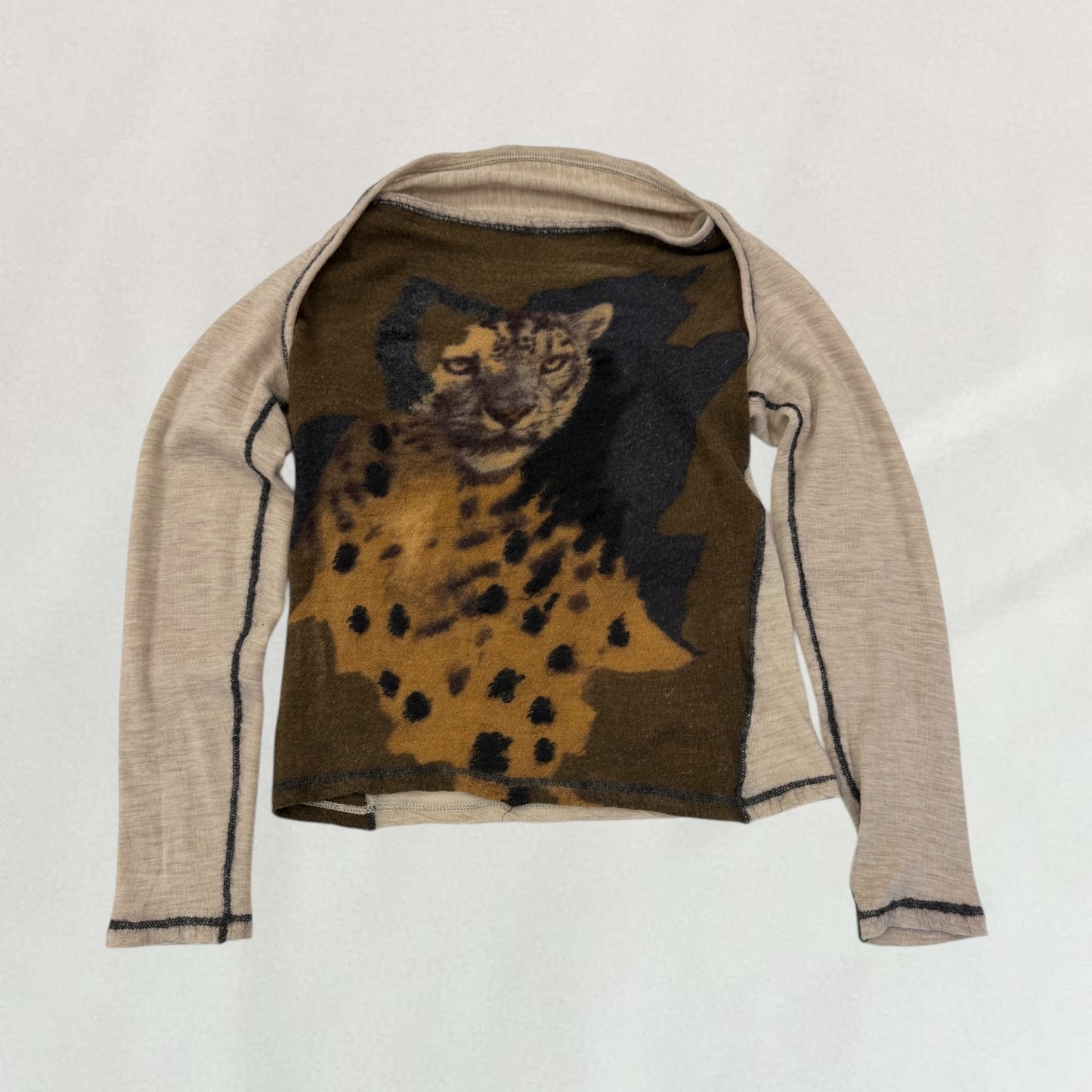 Jean Paul Gaultier leopard print top