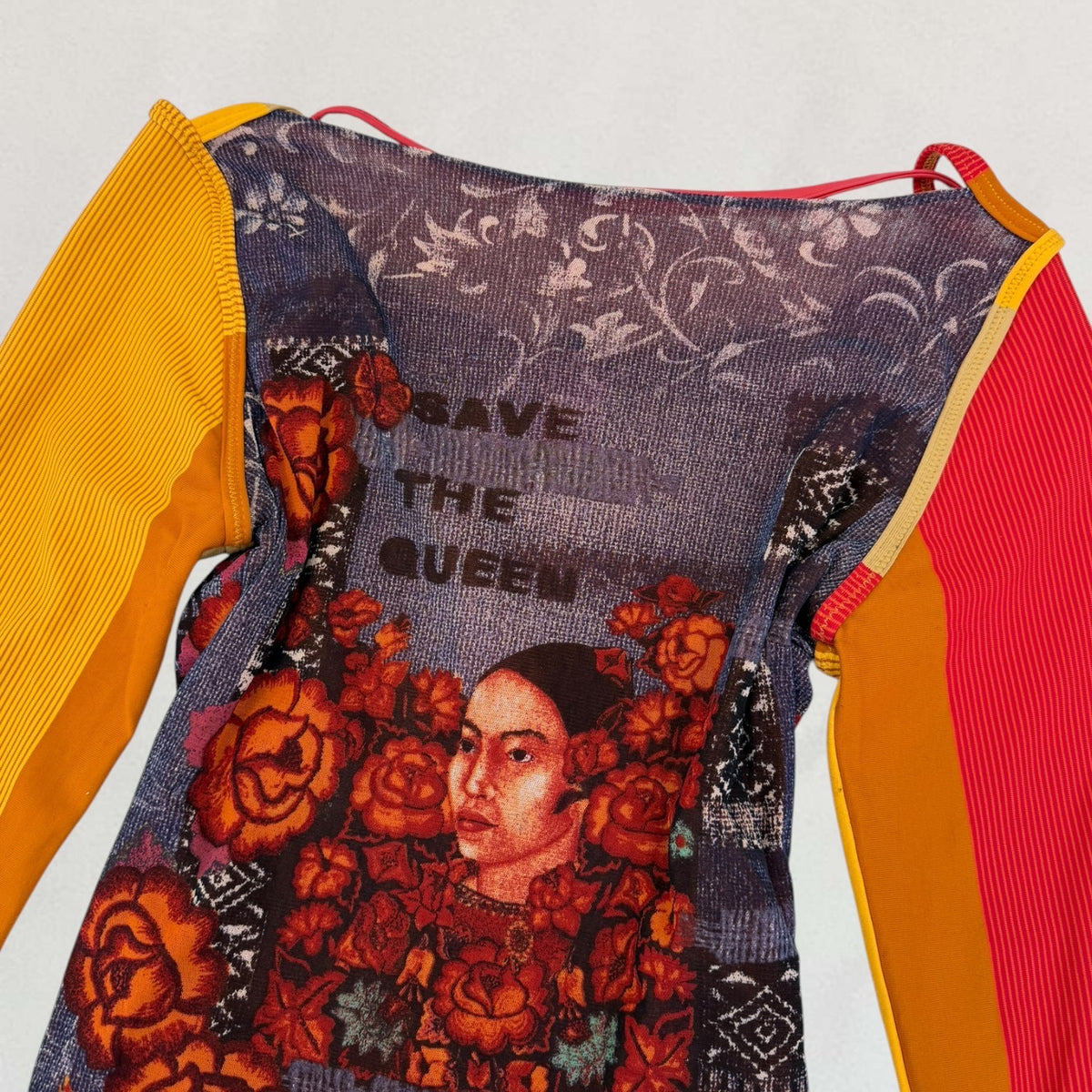 Save The Queen graphic print top