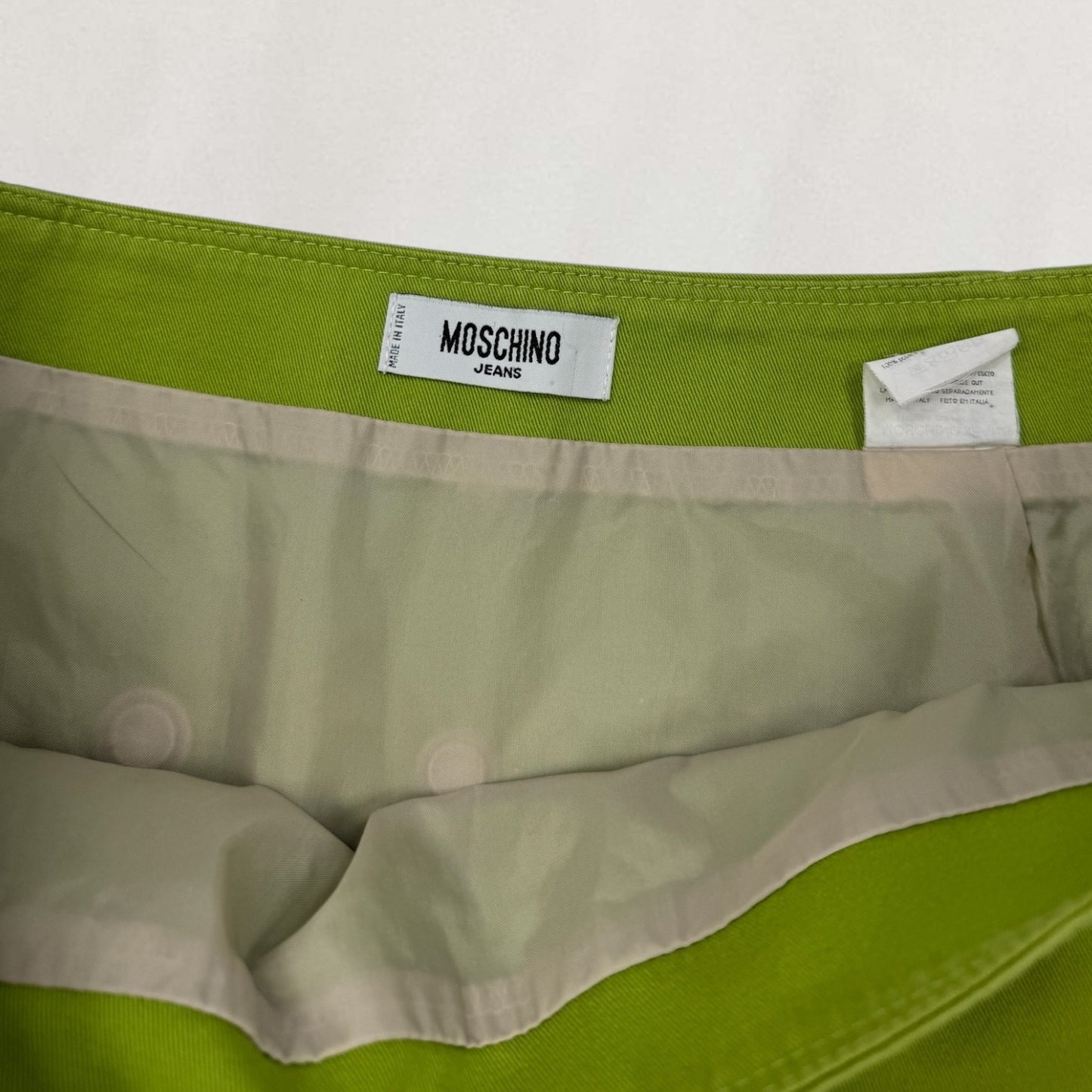 Moschino grommet skirt