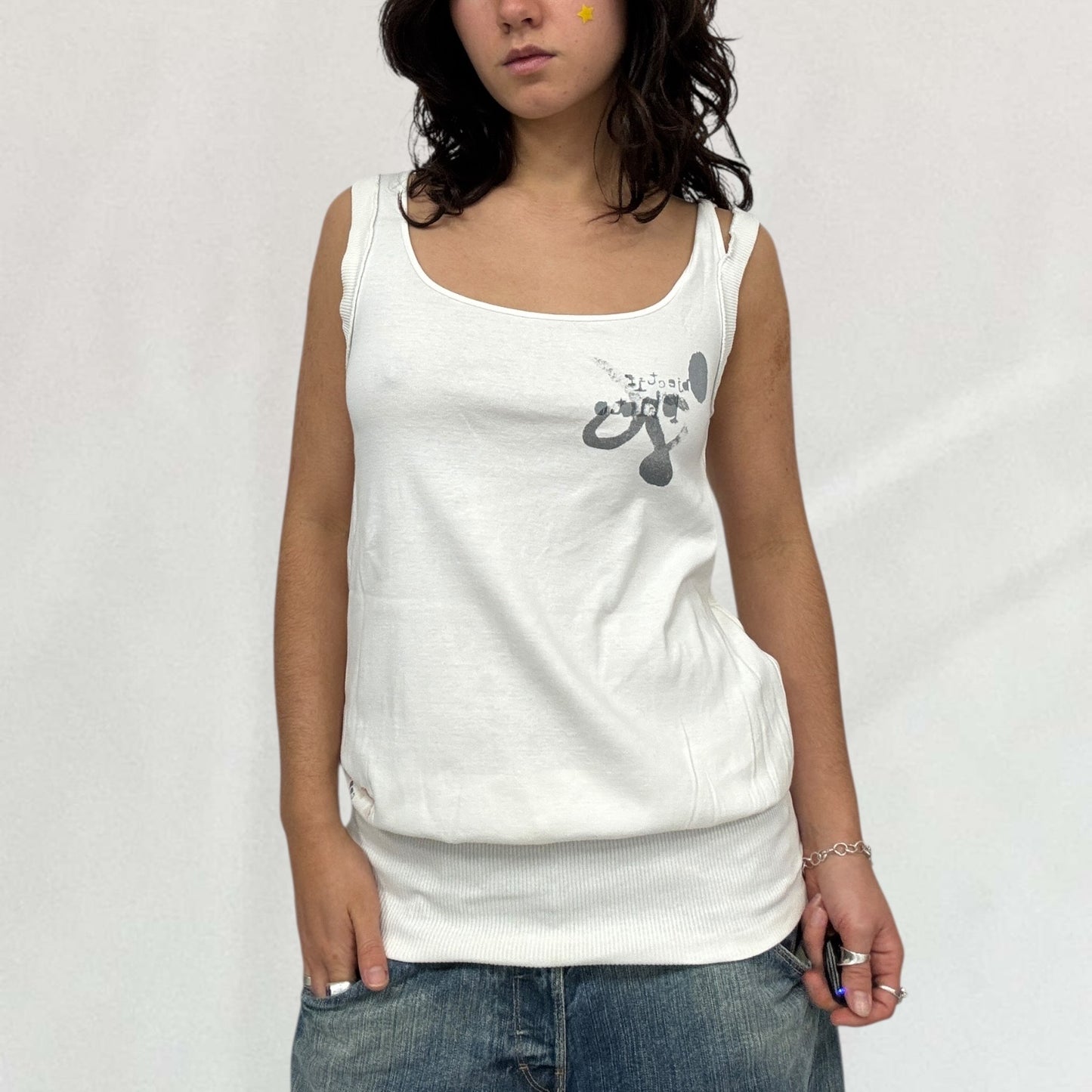 Cop Copine graphic tank