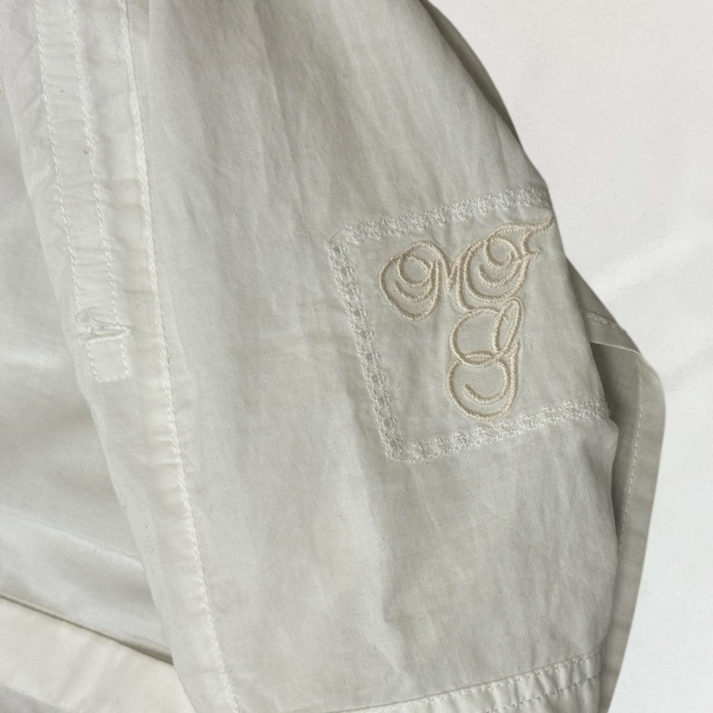 Marithé + François Girbaud embroidered shirt