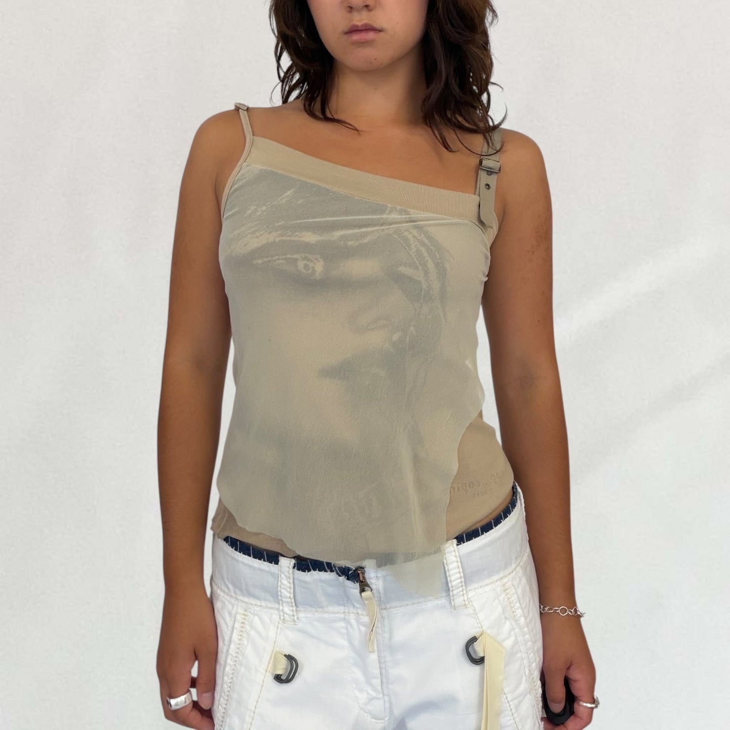 Cop Copine double layered top