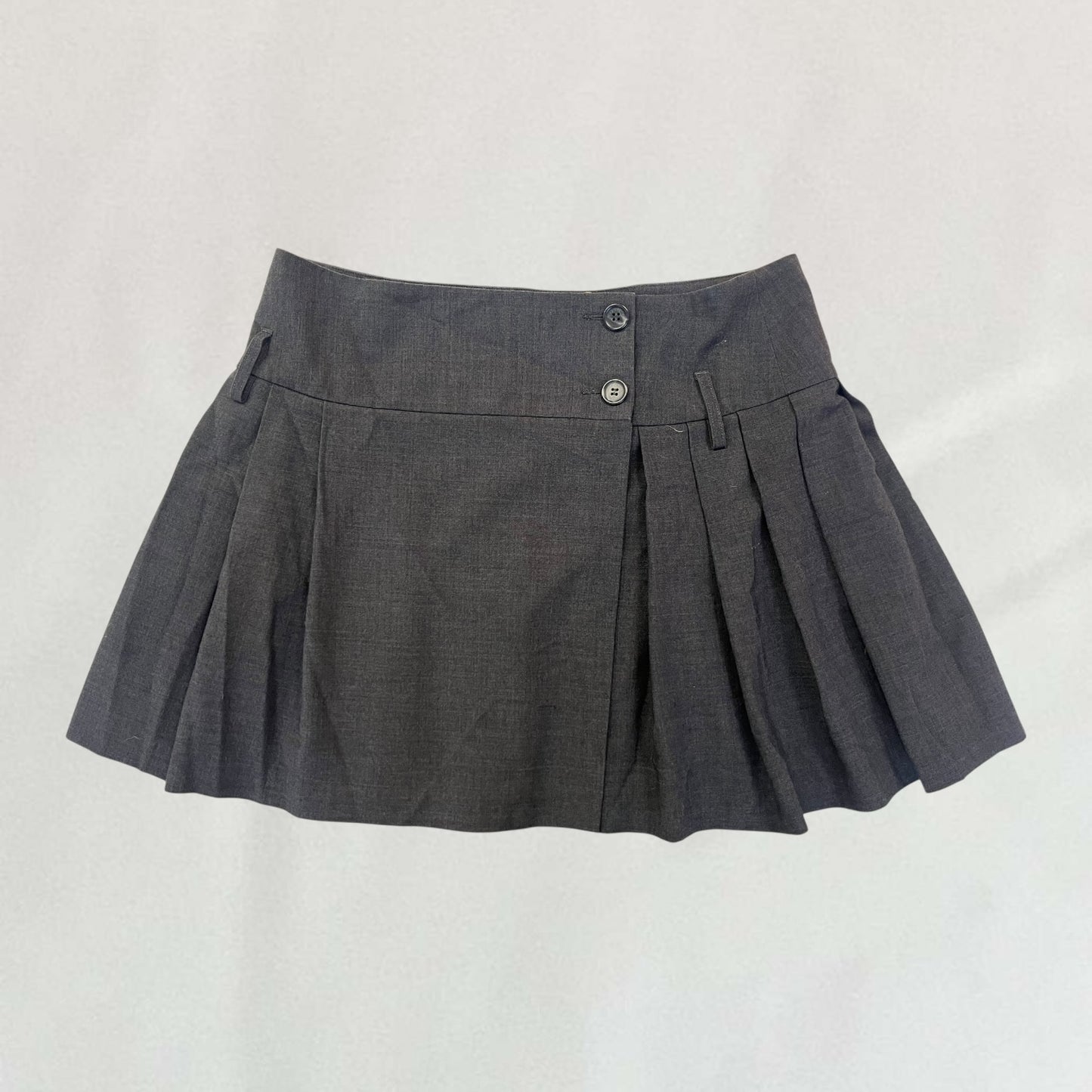 Cop Copine pleated skirt & belt