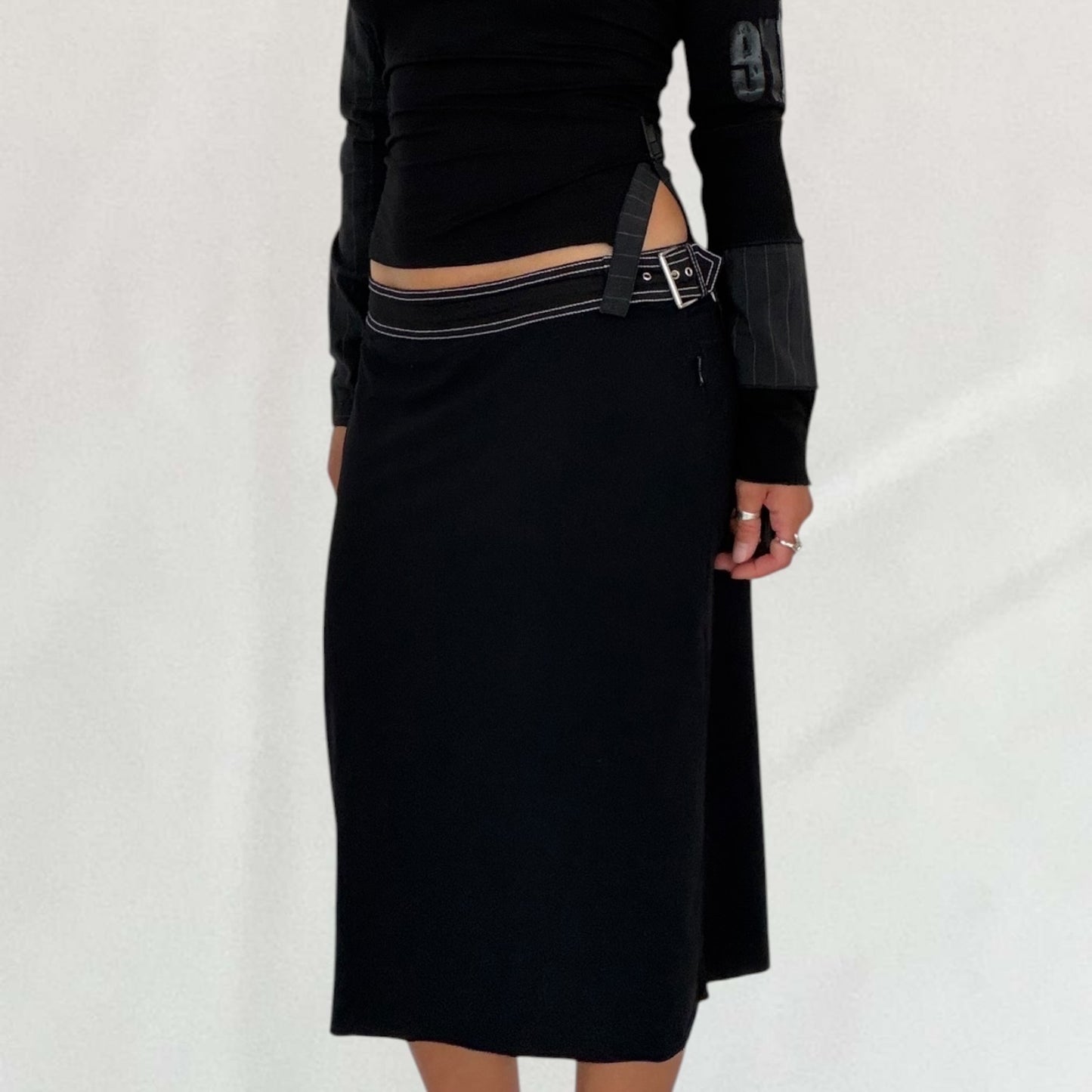 Moschino buckle skirt