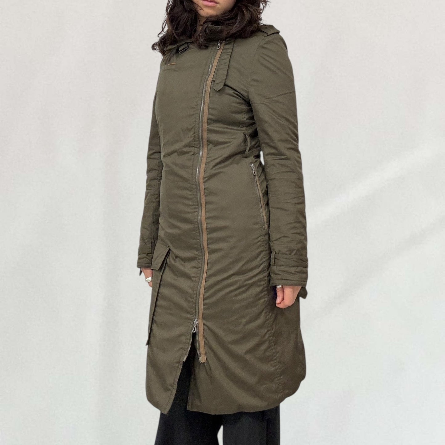 Cop Copine puffer trench