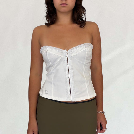 Blumarine hook and eye bandeau