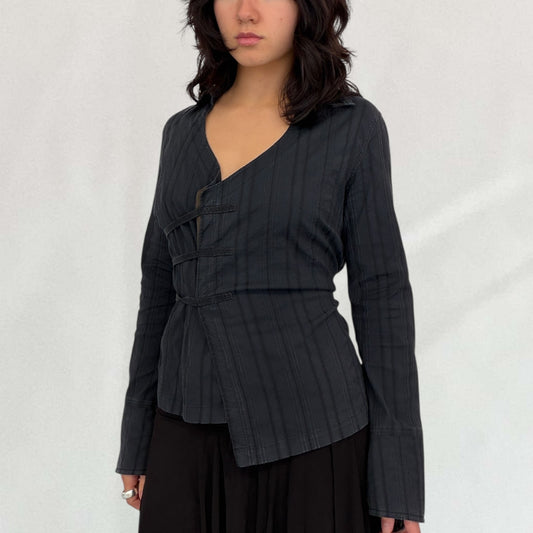 Cop Copine wrap shirt