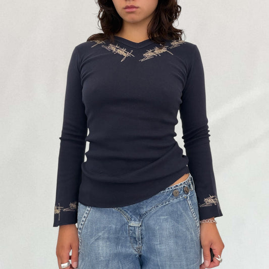Jean Paul Gaultier V-neck top