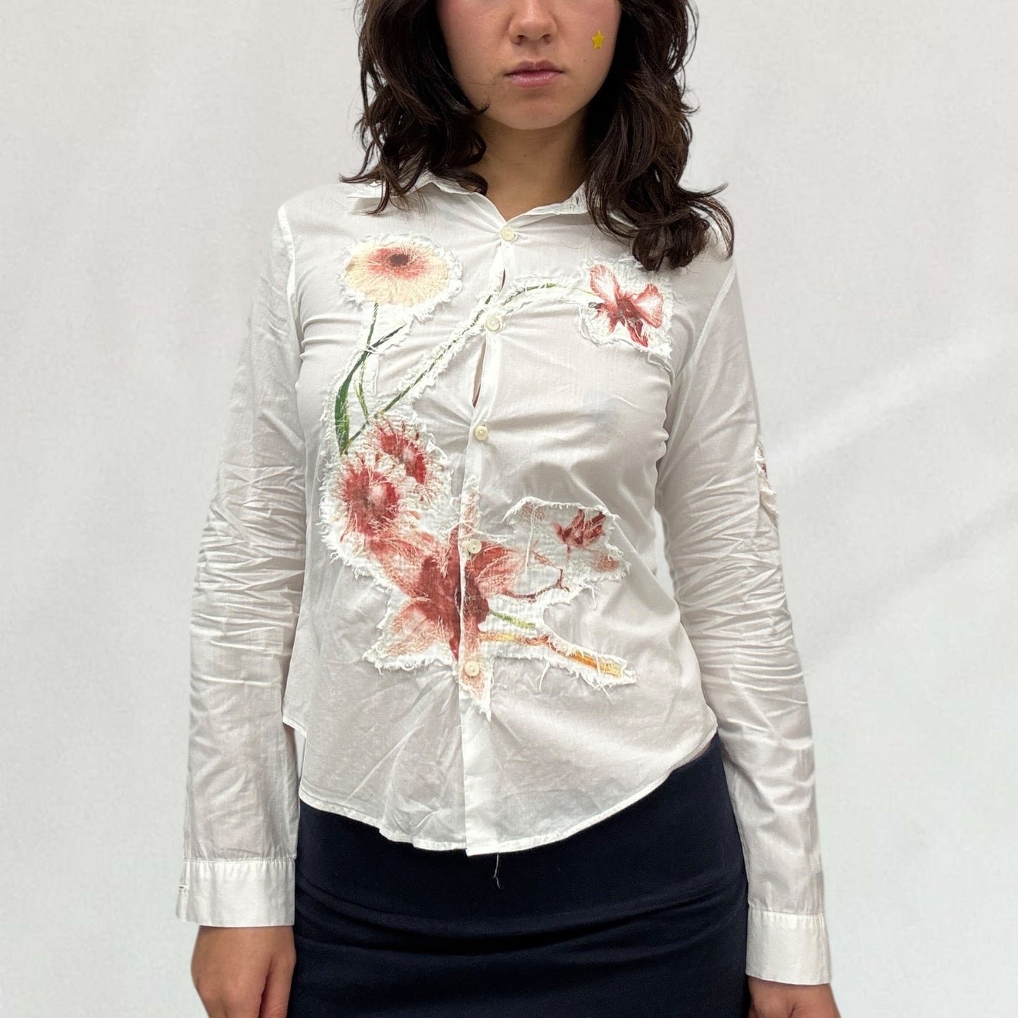 Roberto Cavalli flower shirt