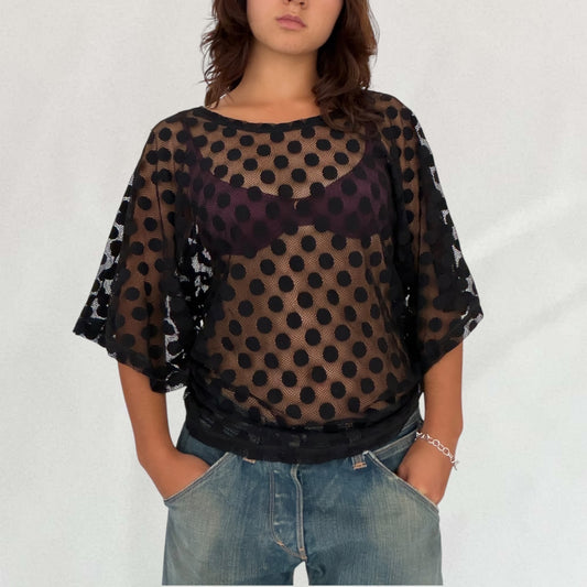 Jean Paul Gaultier polka dot top