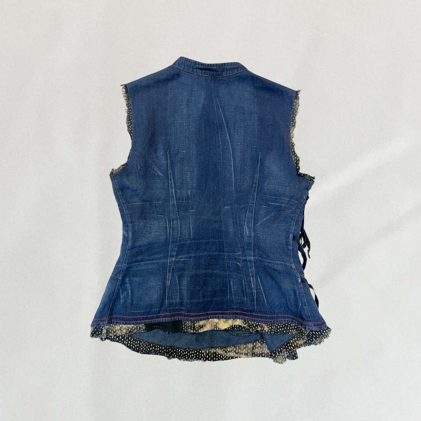 Marithé + François Girbaud asymmetric vest