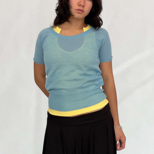 Miu Miu sheer T-shirt