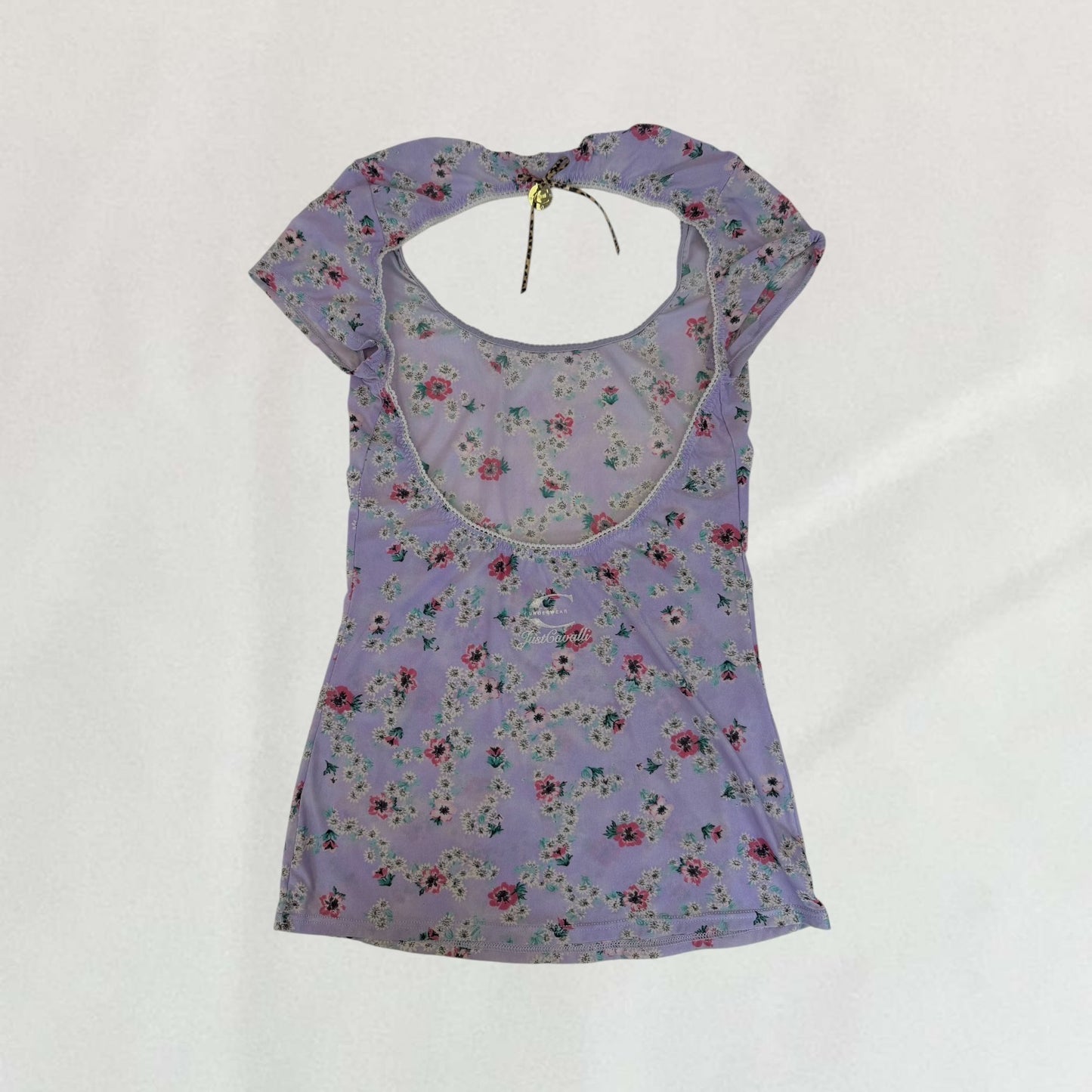 Roberto Cavalli backless T-shirt