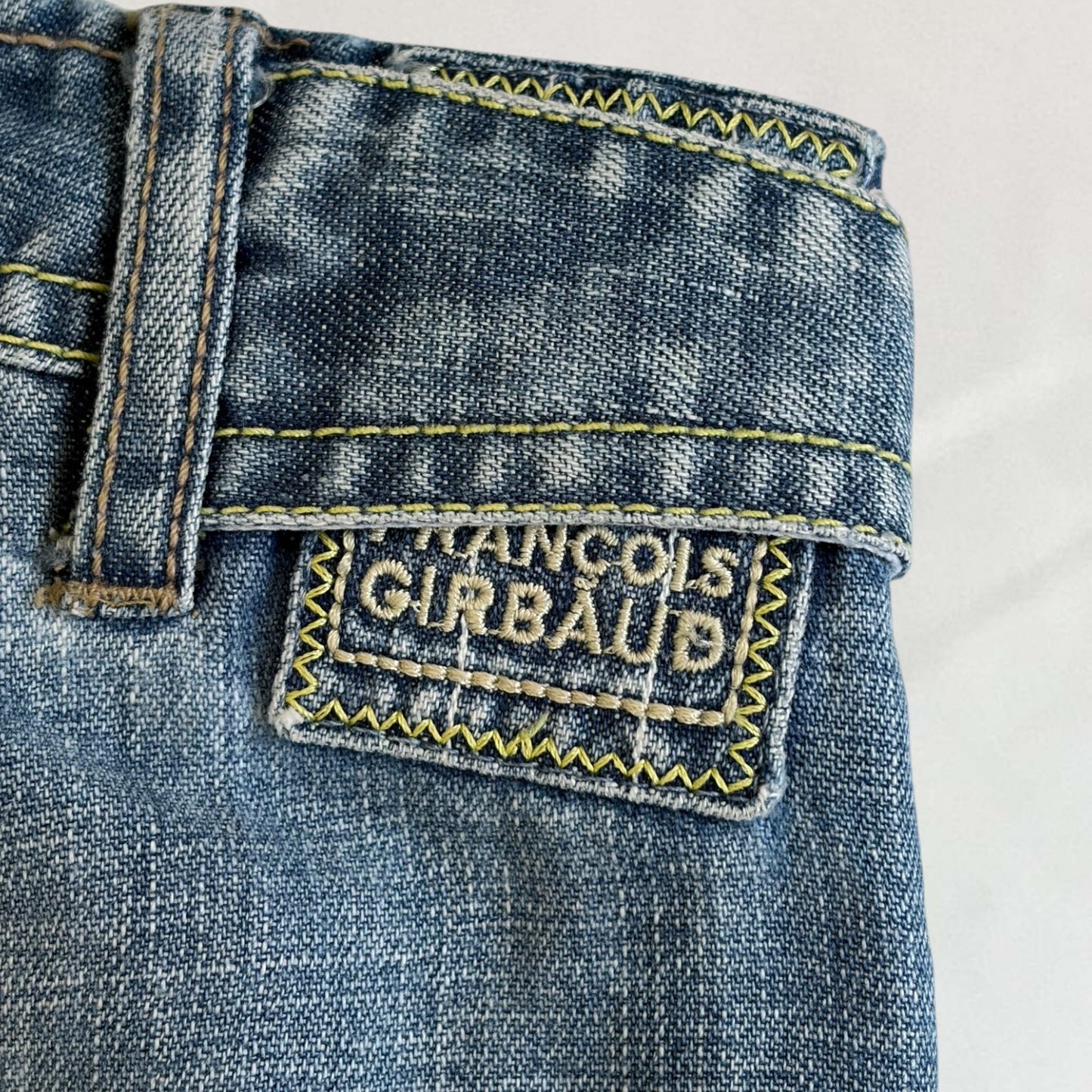 Marithé + François Girbaud buckle jeans