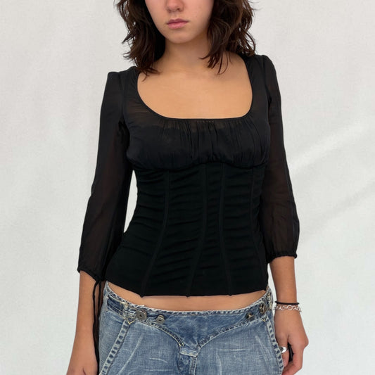 Dolce & Gabbana long sleeve corset