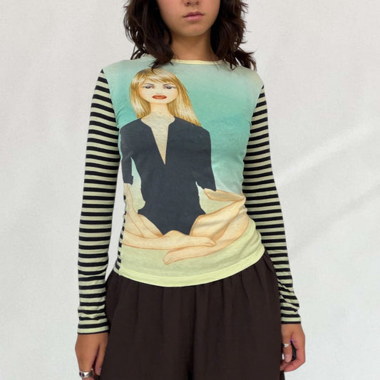 Custo Barcelona striped top