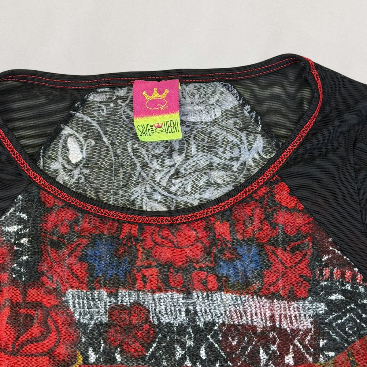 Save The Queen mesh T-shirt