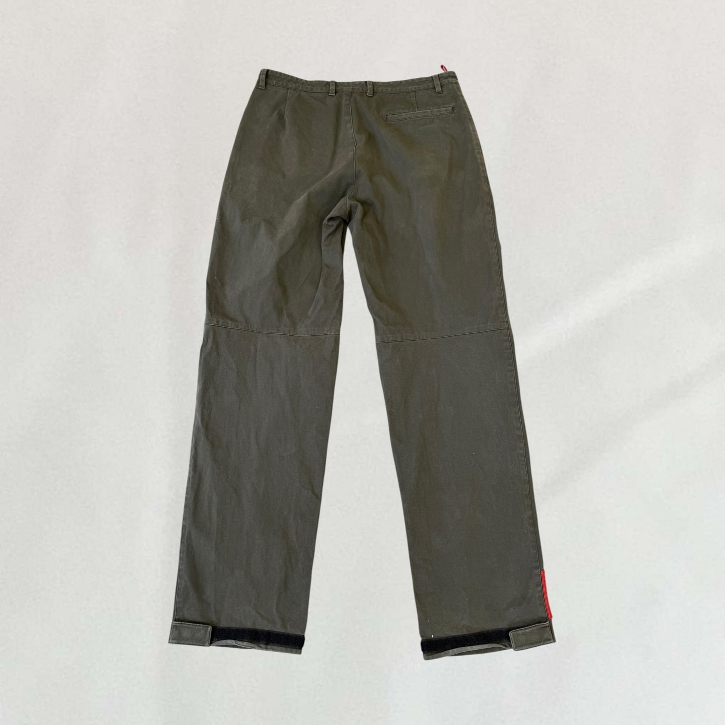 Prada wide leg trousers