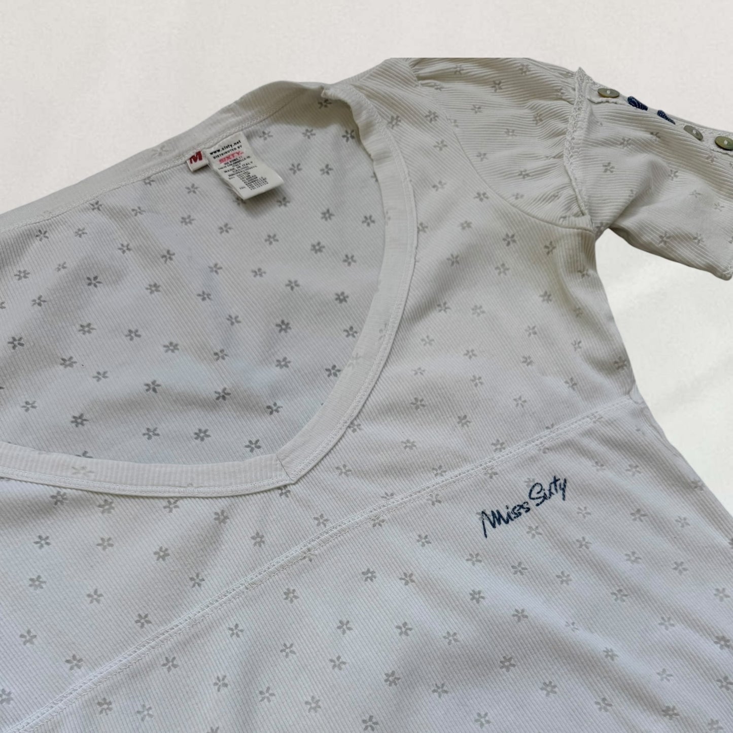Miss Sixty ribbed T-shirt