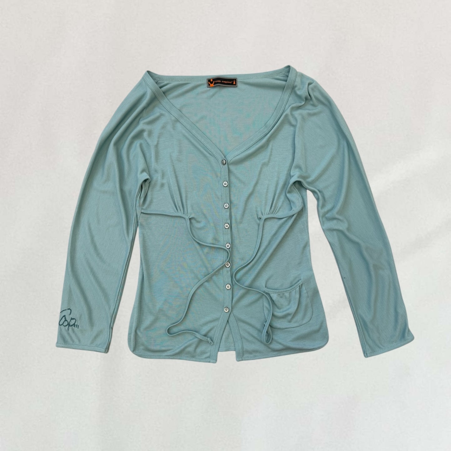 Cop Copine button up top