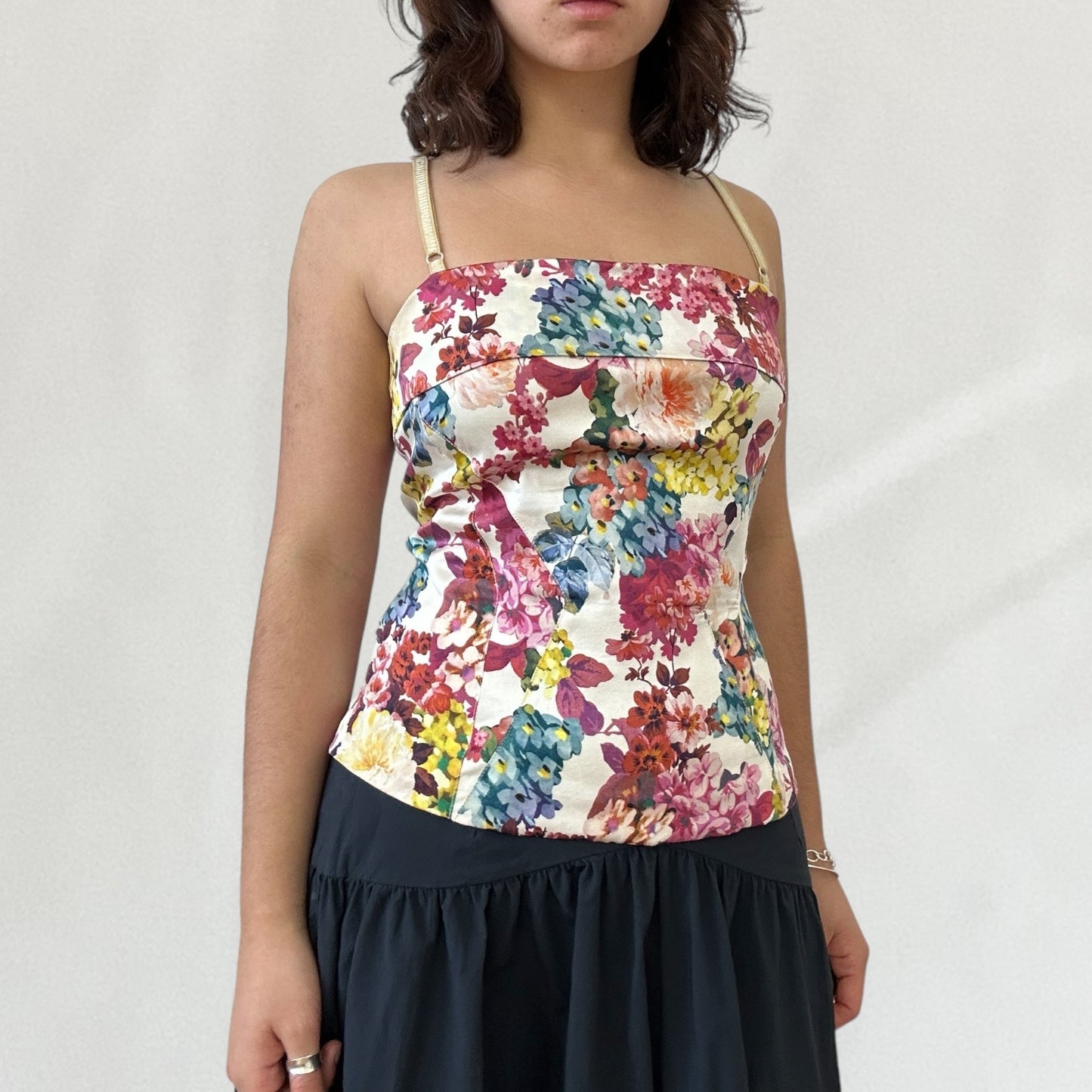 Dolce & Gabbana floral corset top