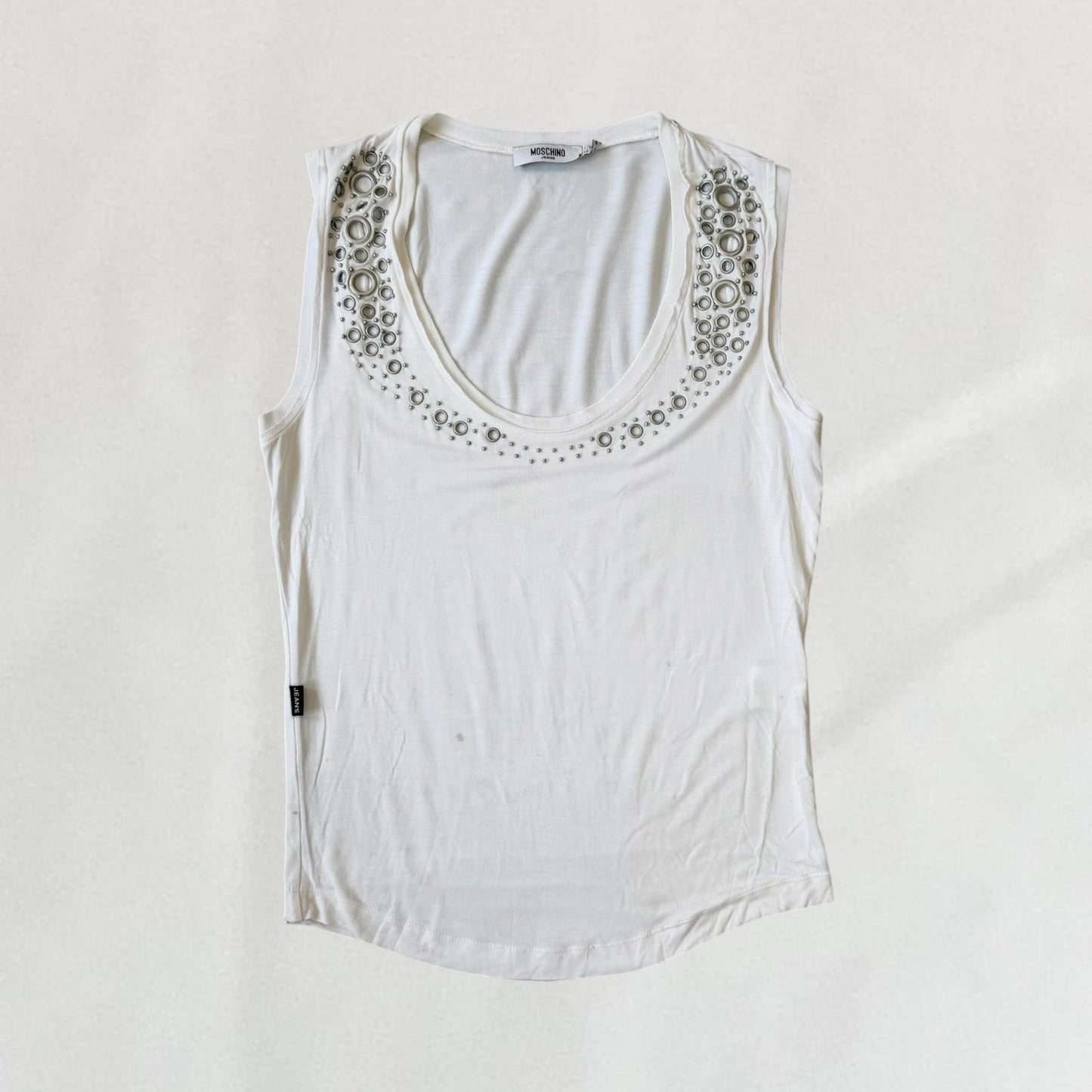 Moschino grommet vest