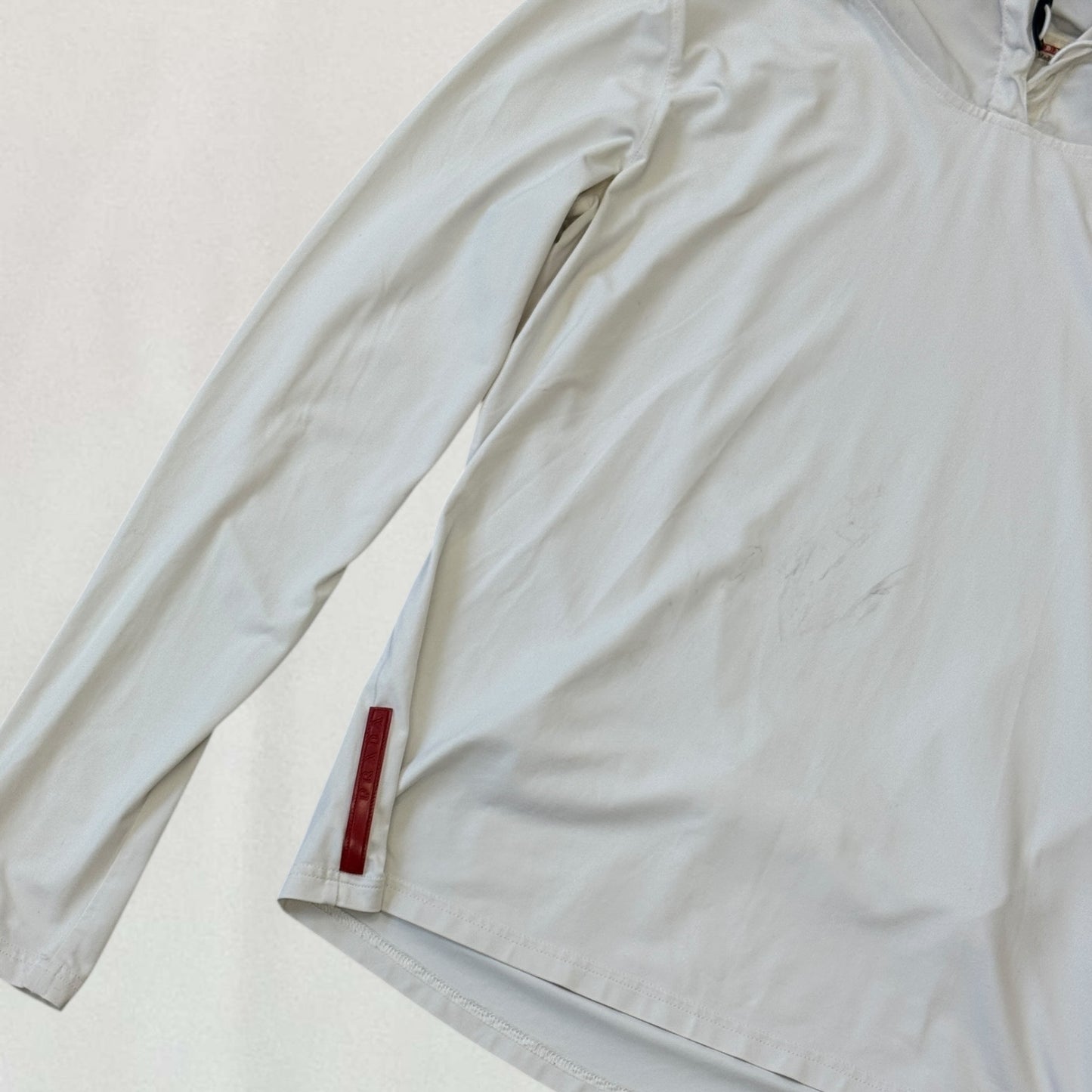 Prada hooded long sleeve top