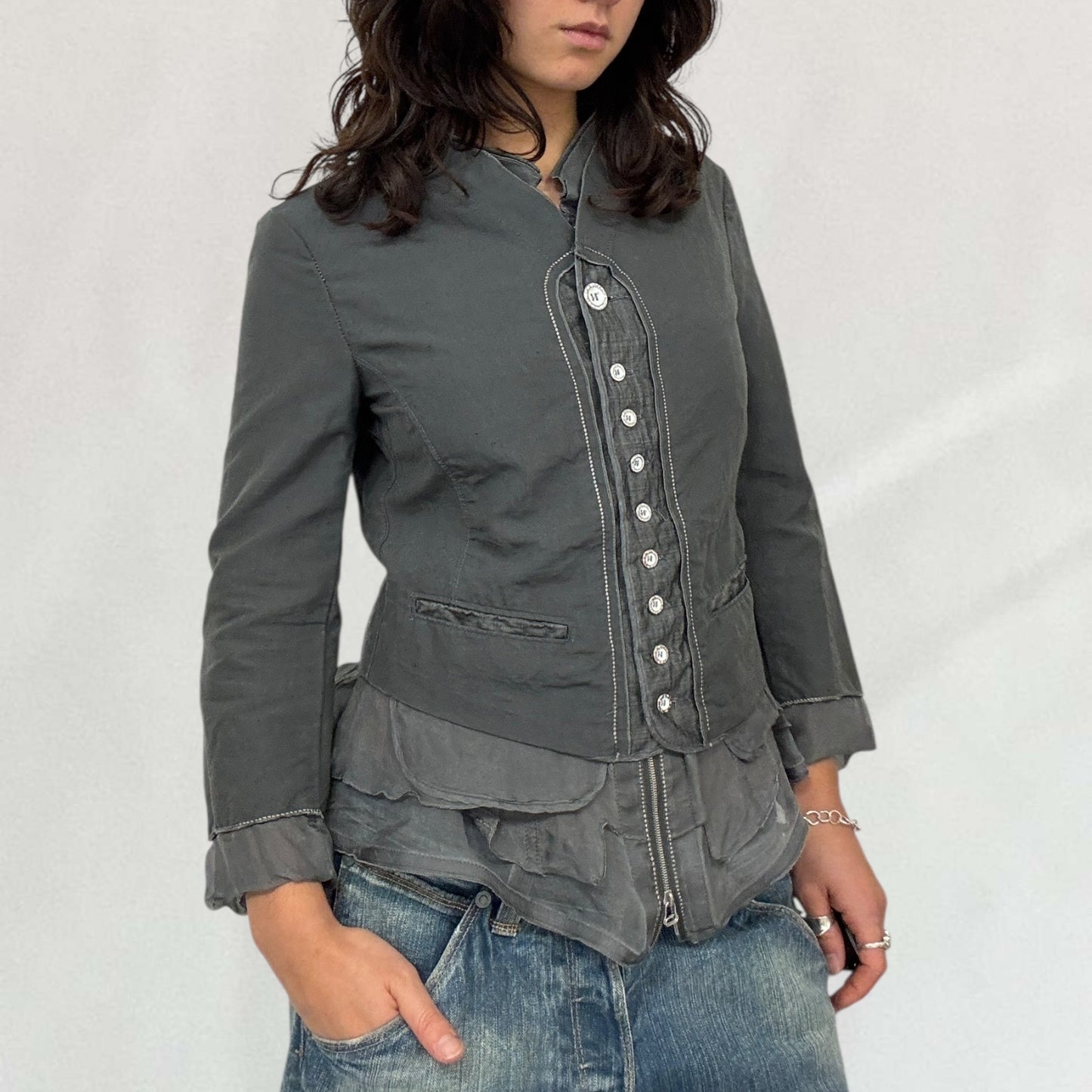 Marithé + François Girbaud double layer jacket