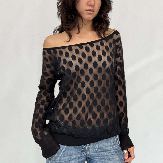 Jean Paul Gaultier polka dot top