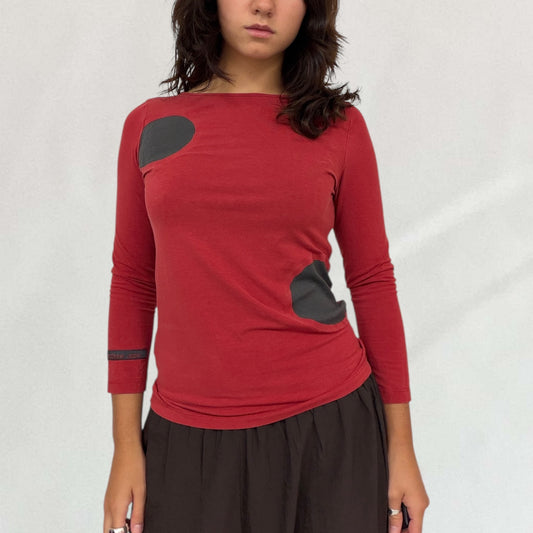 Cop Copine polka dot top