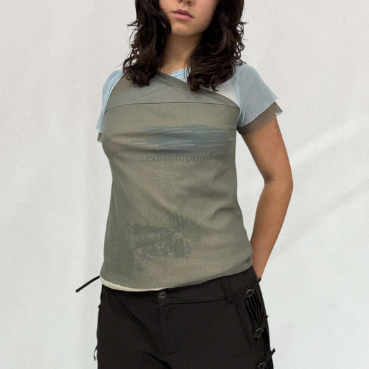 Cop Copine mesh T-shirt