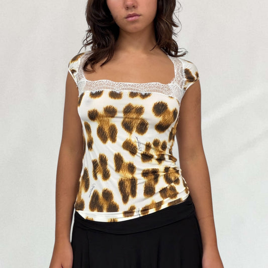 Roberto Cavalli leopard print vest