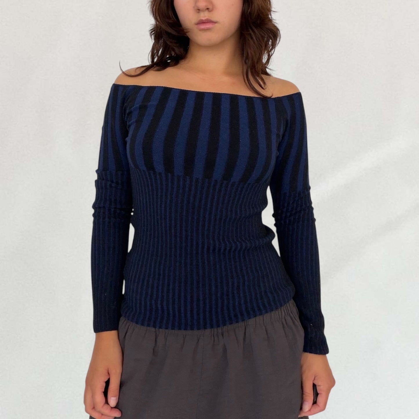 Cop Copine striped top