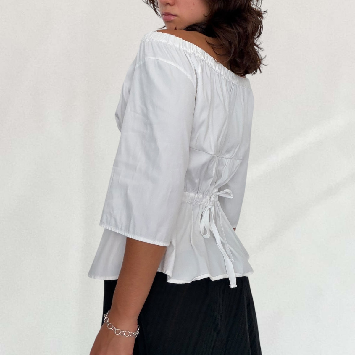 Prada ruched blouse
