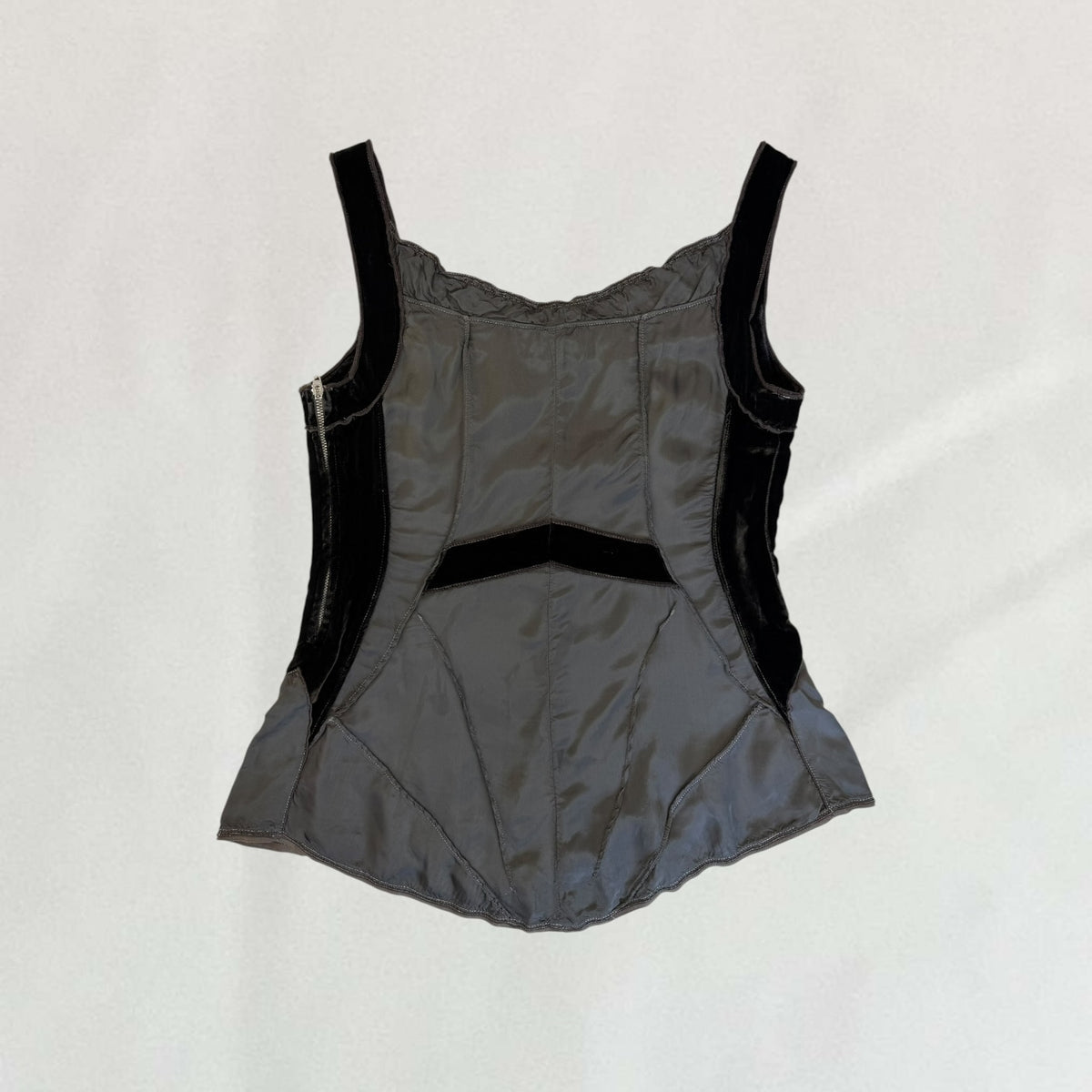 Marithé + François Girbaud satin vest