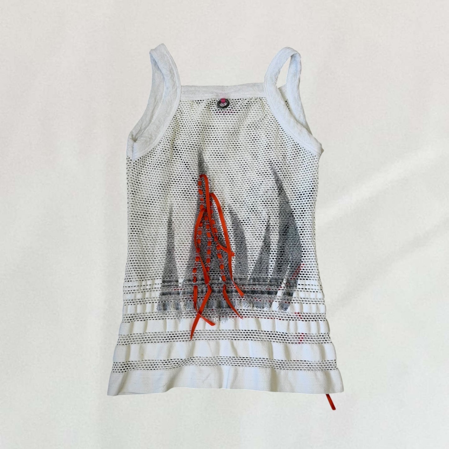 Save The Queen fishnet tank